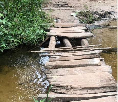 Ponte do Povoado Boa Esperança antes da reforma