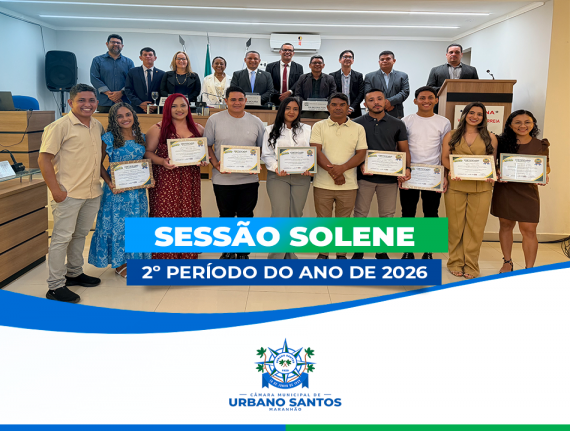 A Câmara Municipal de Urbano Santos realizou uma Sessão Solene que marcou a retomada dos trabalhos do…