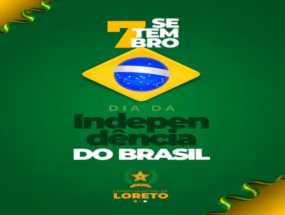 07 de setembro dia da Independência.