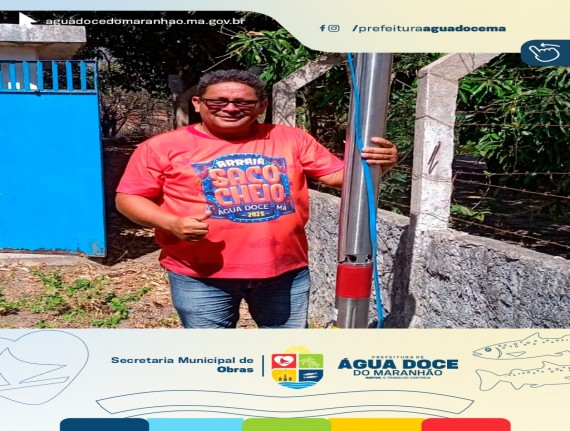 Mais água para o bairro Carioca em Água Doce do Maranhão