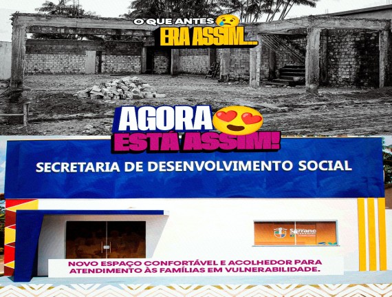 Novo espaço para a Secretaria de Desenvolvimento Social de Serrano