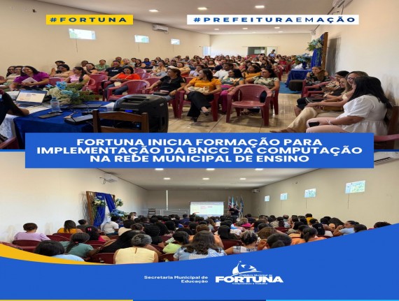 Educadores de Fortuna participam de formação para ampliar ensino da computação na rede municipal