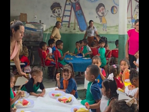 Buritirana realiza ação do Programa Saúde na Escola na Creche Caminho do Saber