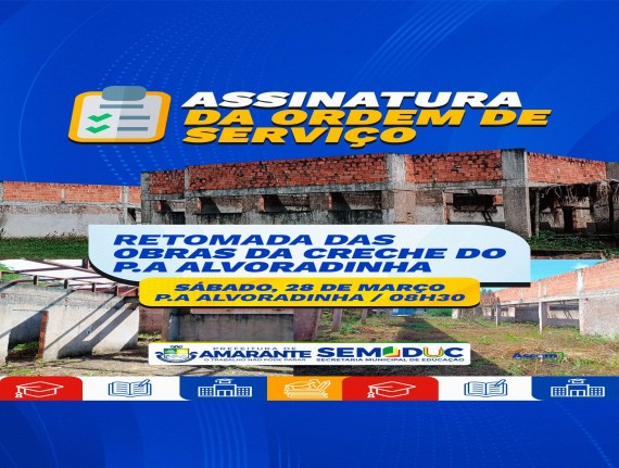 Em Amarante Creche do P.A Alvoradinha Terá Obras Retomadas