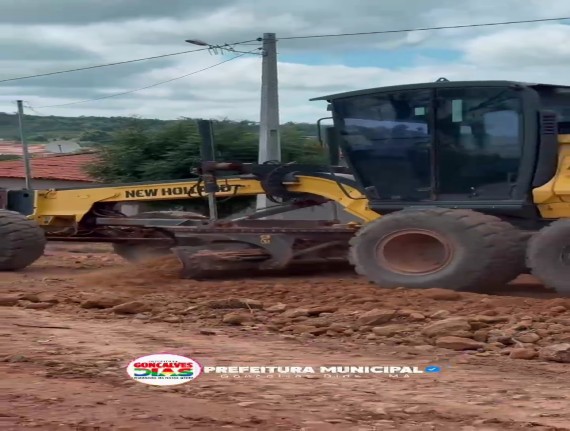 Gonçalves Dias prepara novas melhorias viárias com serviços de terraplanagem