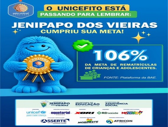 Jenipapo dos Vieiras supera meta de rematrículas de crianças e adolescentes