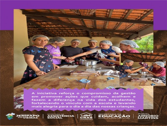 Prefeitura de Jenipapo dos Vieiras realiza  oficinas de chocolate nas escolas da rede municipal