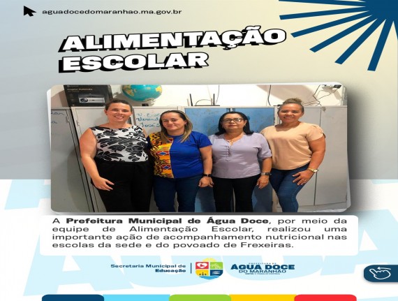 Escolas de Água Doce recebem ação de acompanhamento nutricional dos estudantes