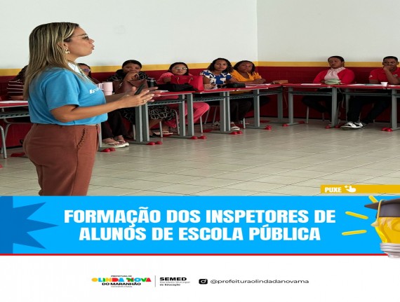Em Olinda Nova: Formação dos inspetores de alunos da rede pública