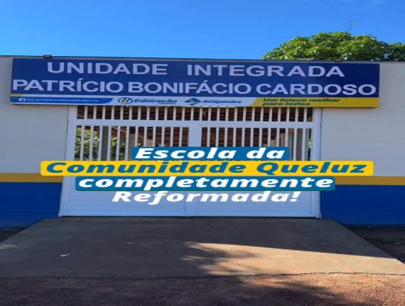 Educação ganha reforço em Anajatuba com entrega de escola revitalizada na comunidade Queluz
