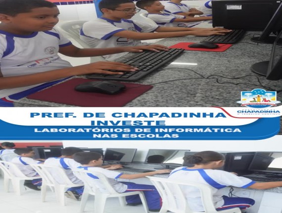 Chapadinha equipa laboratório de informática com novos computadores para alunos da rede municipal