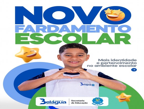 Em Belágua: Entrega de fardamento e material escolar 