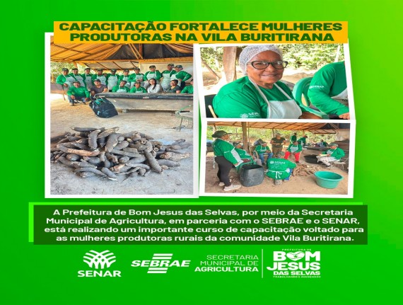 Bom Jesus das Selvas investe na força das mulheres rurais e fortalece agricultura familiar