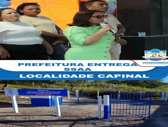Novo sistema de abastecimento de água beneficia moradores do povoado Capinal, em Chapadinha