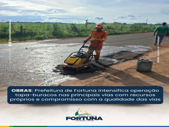 Nas OBRAS de Fortuna