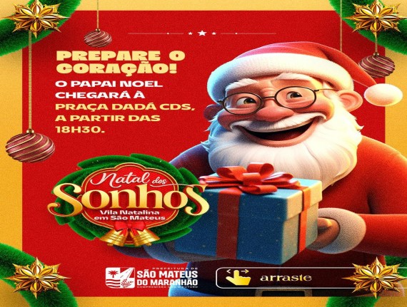 A magia do Natal começa em São Mateus