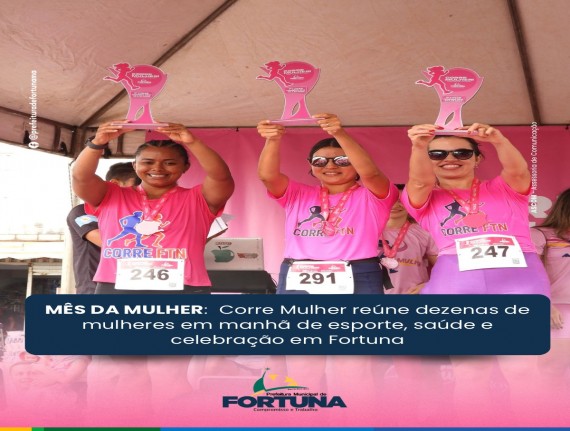 1º Corre Mulher reúne gerações em manhã de saúde e integração em Fortuna