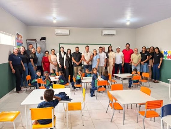 Jenipapo dos Vieiras reinaugura Jardim de Infância Vovó Maria no Povoado Santa Maria