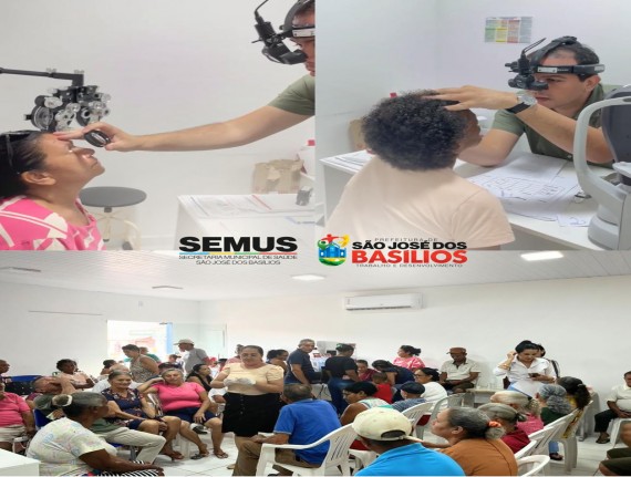 ATENDIMENTO OFTALMOLÓGICO AVANÇA EM SÃO JOSÉ DOS BASÍLIOS