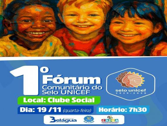 Vem aí o 1º Fórum Comunitário do Selo UNICEF em Belágua