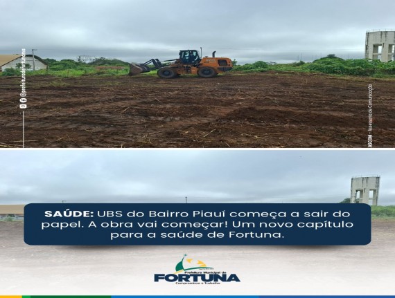 Em Fortuna: Mais saúde para o Bairro Piauí