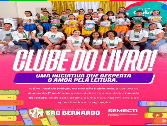 Clube do Livro em ação no povoado São Raimundo, em São Bernardo
