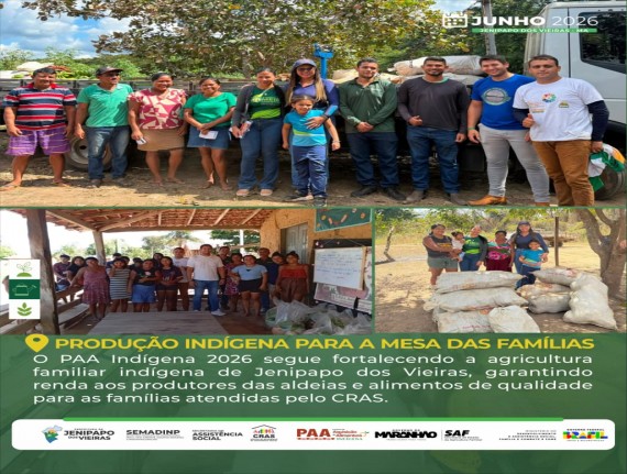 PAA Indígena beneficia famílias e fortalece agricultura familiar em Jenipapo dos Vieiras