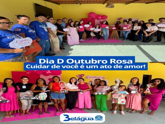 Belágua realiza Dia D do Outubro Rosa com ações voltadas à saúde da mulher
