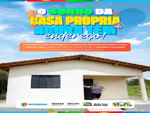 Em parceria com o Governo Federal, São Bernardo entrega novas moradias a famílias do bairro Cajueiro