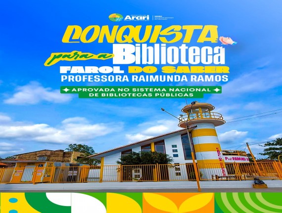 Biblioteca de Arari passa a integrar o Sistema Nacional de Bibliotecas Públicas