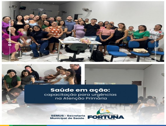 Prefeitura de Fortuna segue investindo na capacitação contínua dos servidores da Saúde