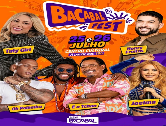 Bacabal Fest promete movimentar o Médio Mearim com dois dias de grandes shows
