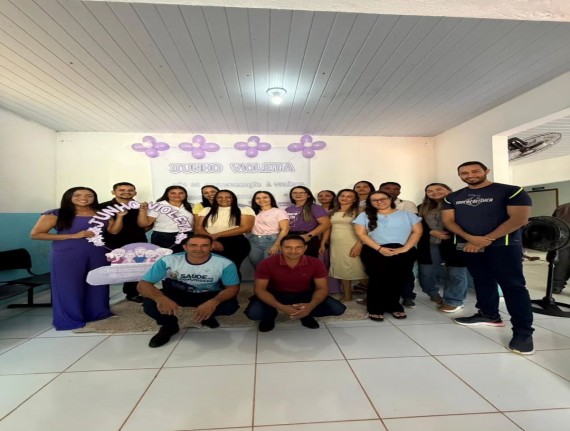 Junho Violeta: UBS Lagoa do Coco, em Jenipapo dos Vieiras, promove atividades de conscientização com idosos