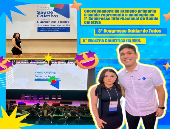 Lago do Junco no 1º Congresso Internacional de Saúde Coletiva