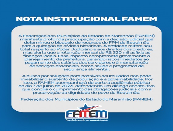 Nota Institucional FAMEM