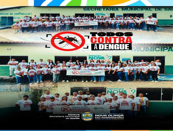 Nova Olinda do Maranhão intensifica combate à dengue com o Dia D