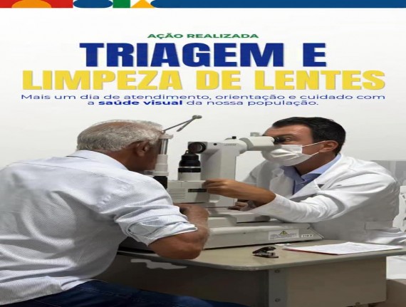 Mangabeiras reforça cuidados com a saúde visual por meio de ação de triagem e limpeza de lentes