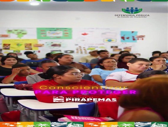 Em Pirapemas, ação educativa promove conscientização sobre violência contra a mulher