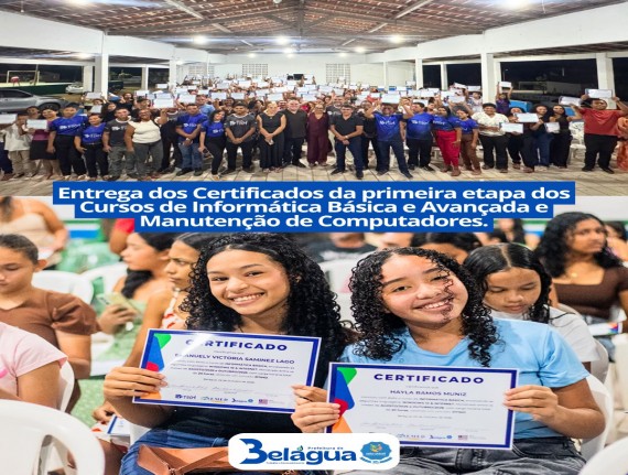Belágua conclui primeira etapa de capacitação em informática com 300 alunos