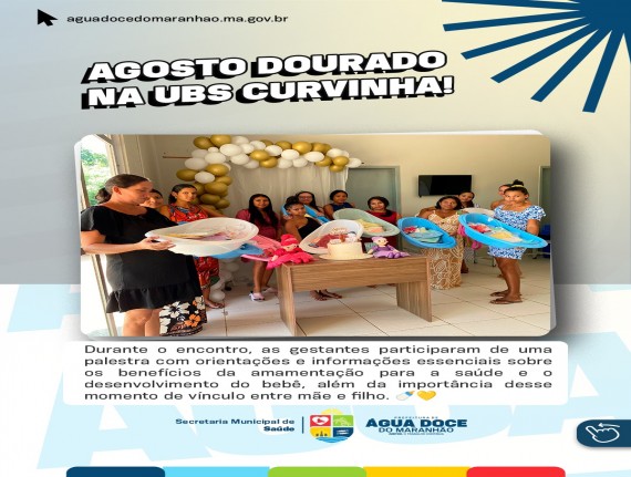 Gestantes de Água Doce do Maranhão recebem orientações sobre aleitamento materno