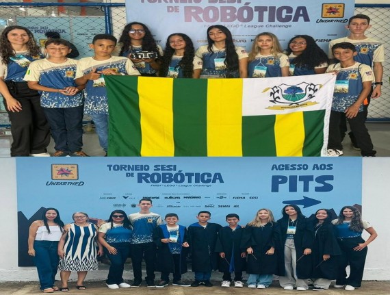 Sucupira do Norte se destaca em torneio de robótica e reforça investimento em educação tecnológica