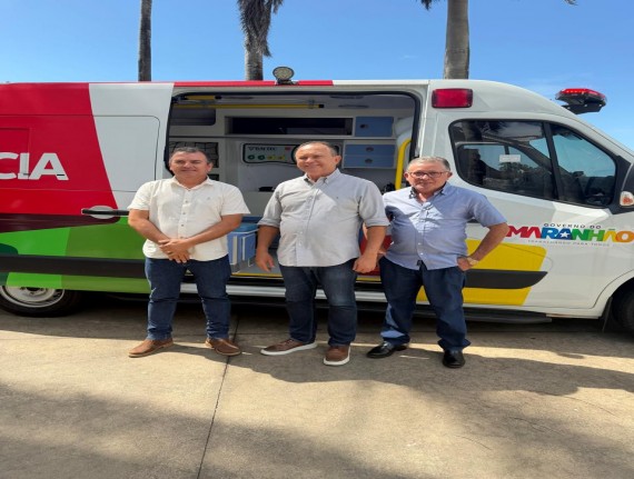 Prefeitura de Centro do Guilherme conquista nova ambulância e reforça atendimento de saúde no município