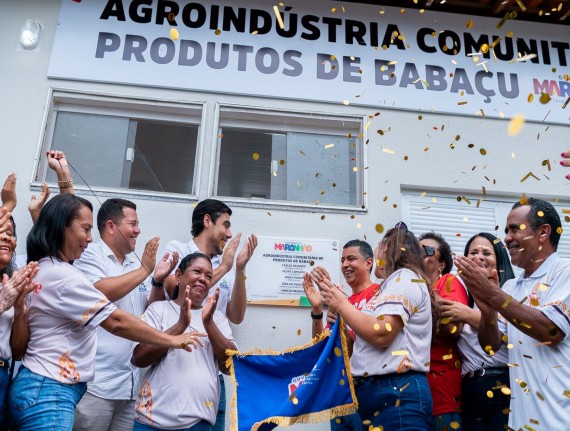 Agroindústria de babaçu é inaugurada em Rosário e realiza sonho das quebradeiras de coco babaçu