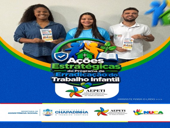 Chapadinha mobiliza ação em defesa da infância e contra o trabalho infantil
