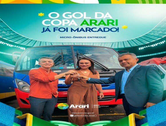 Arari amplia a saúde com chegada de micro-ônibus do PAC 2025 para transporte de pacientes