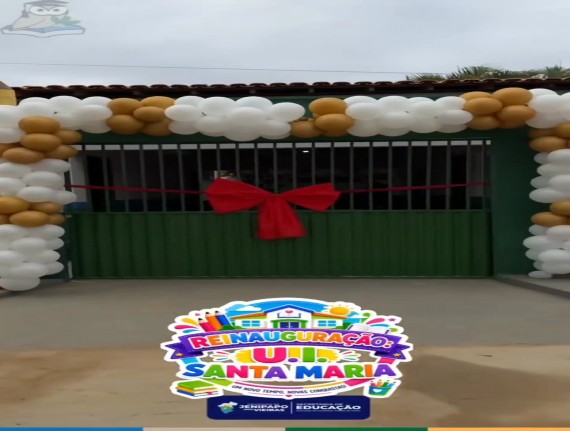 Jenipapo dos Vieiras entrega reforma da U.I. Santa Maria no povoado Santa Maria