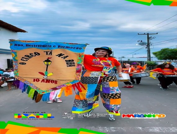 São Luís Gonzaga do Maranhão recebe espetáculo de cores, sorrisos e cultura com o projeto “O Circo Tá na Rua”