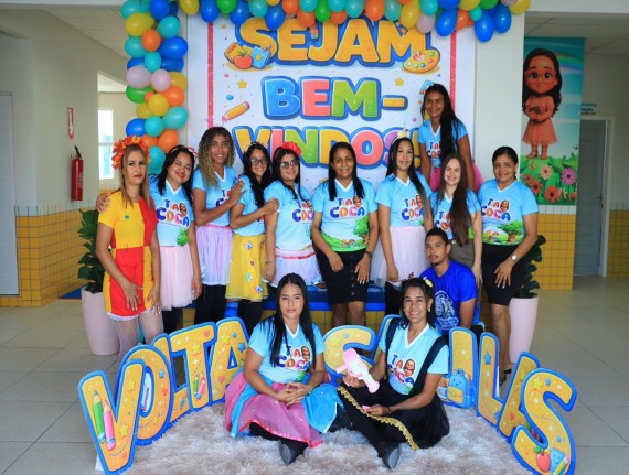 Em Centro do Guilherme - Volta às Aulas na Creche Municipal Tia Coca