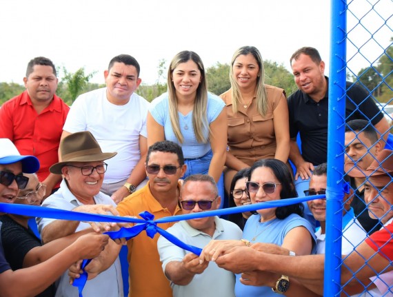 Centro do Guilherme investe no esporte com entrega de Quadra de Areia no povoado Cedral