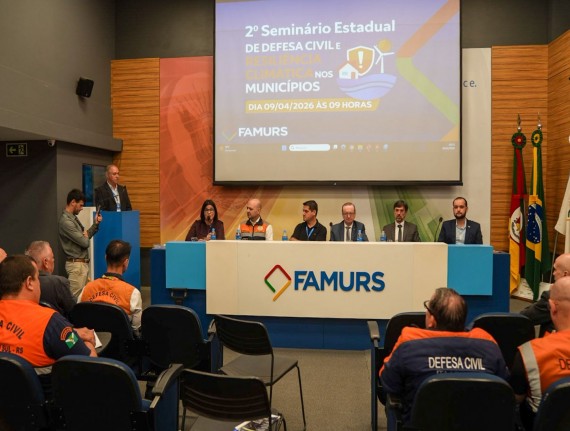 Em evento da Famurs, CNM destaca dificuldades dos Municípios em ações de mitigação dos efeitos das mudanças climáticas